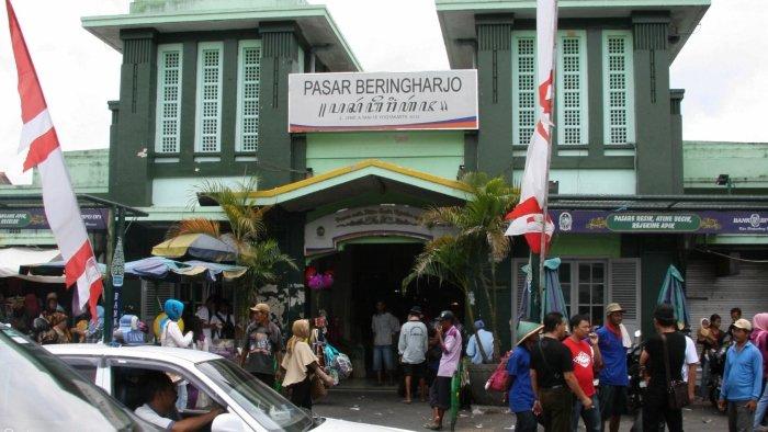 Ilustrasi Pasar Beringharjo,Jogja.