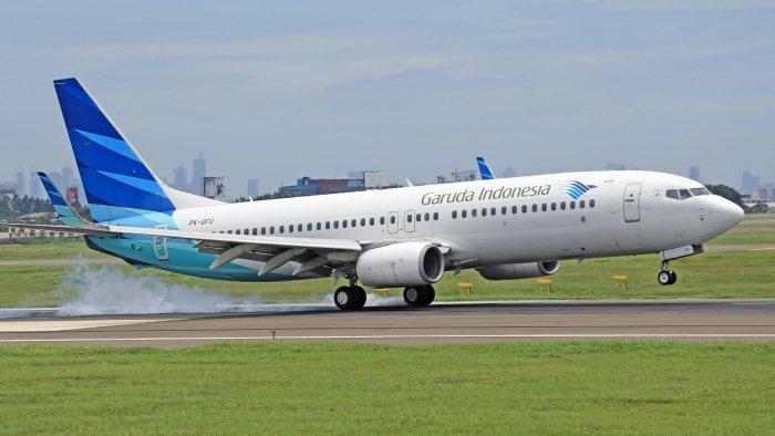 Ilustrasi Pesawat Garuda Indonesia