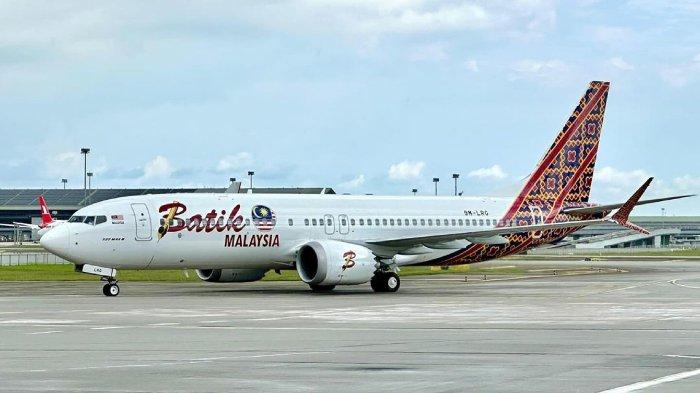 Ilustrasi pesawat Batik Air Malaysia.