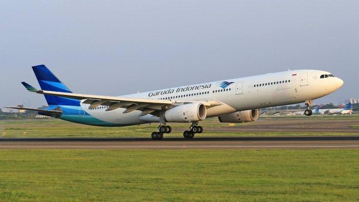 Diketahu pesawat Garuda Indonesia+TransNusa melayani rute Manado-Jakarta