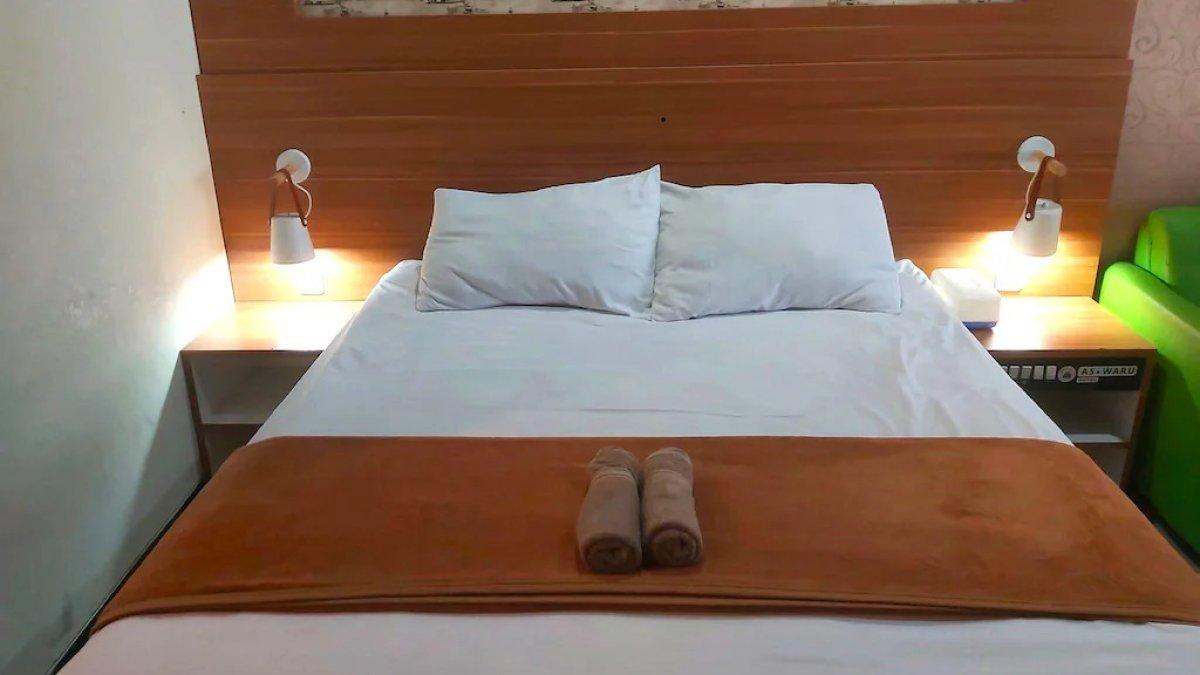 Ilustrasi salah satu tipe kamar di As Waru Hotel