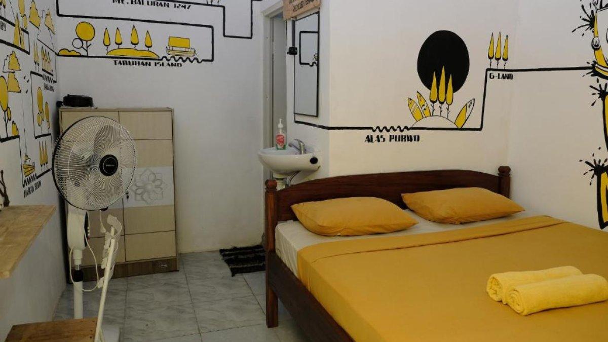 Ilustrasi salah satu tipe kamar yang ada di Banana Homestay