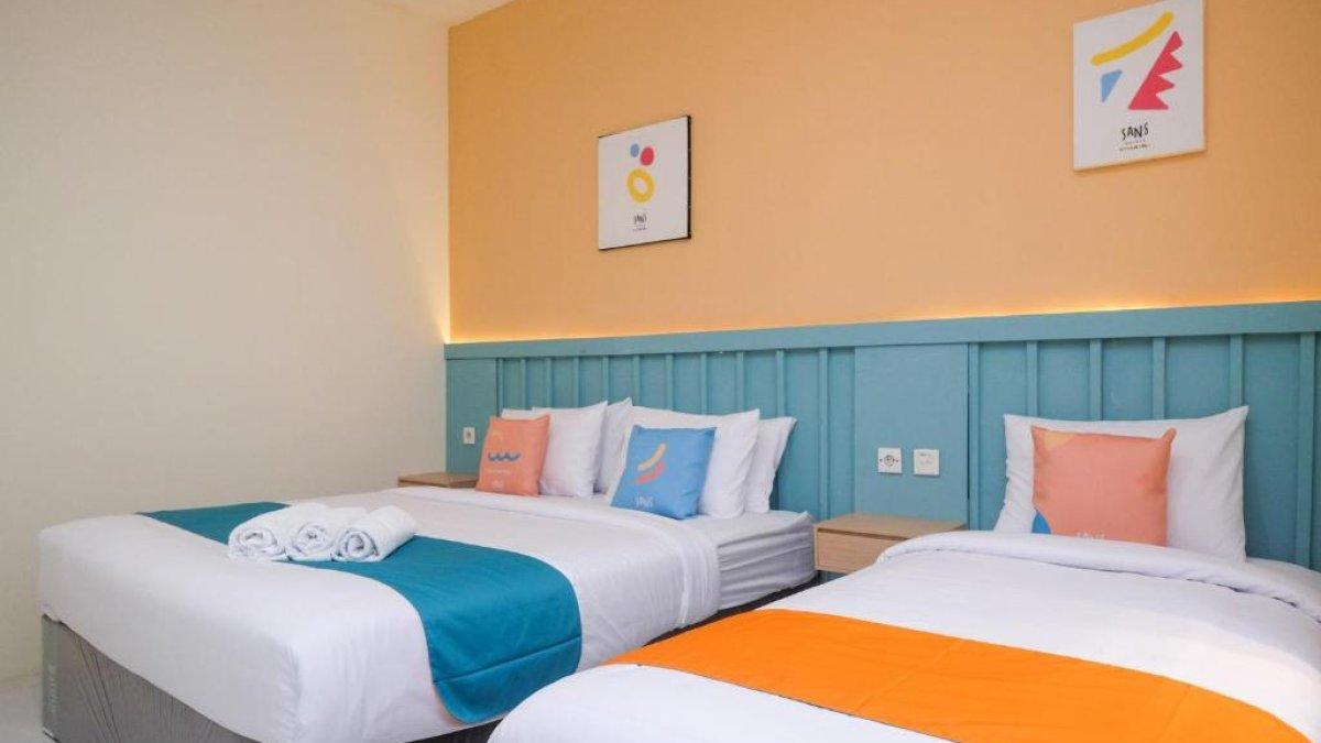 Ilustrasi salah satu tipe kamar yang ada di Sans Hotel City Inn Solo by RedDoorz