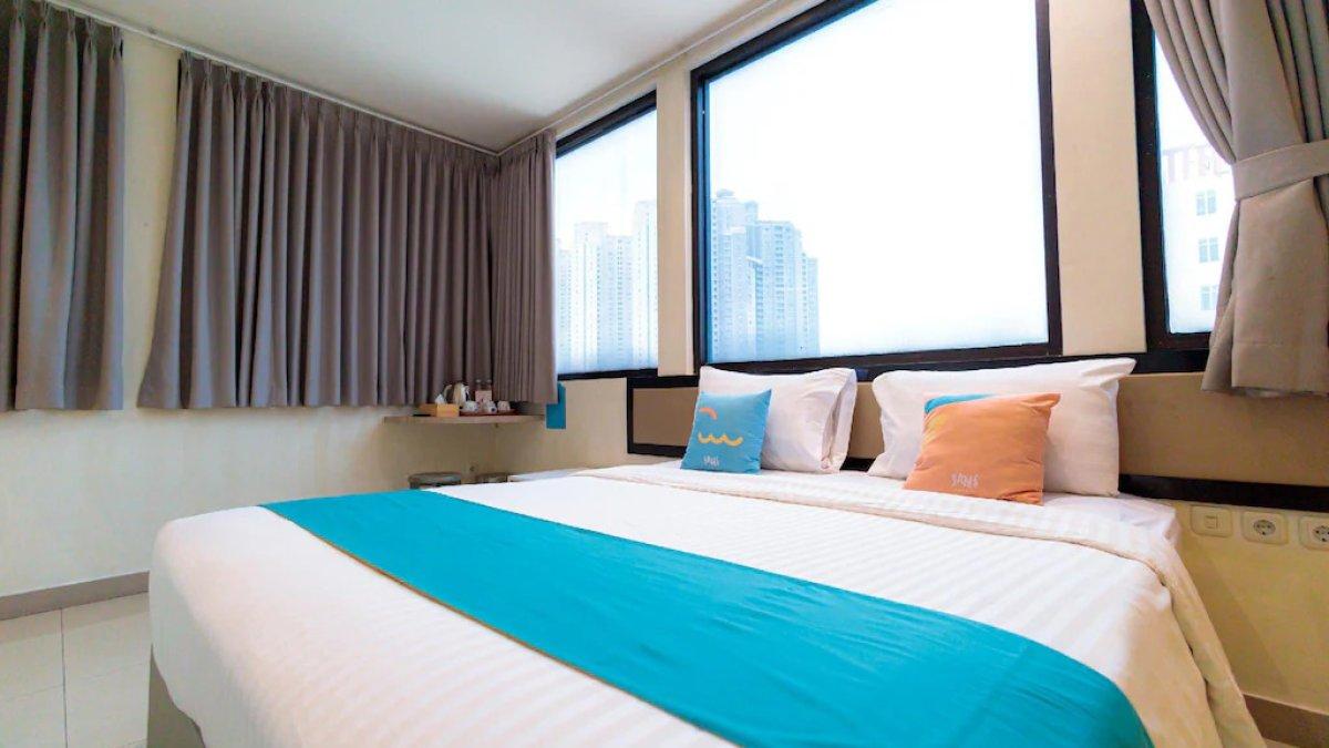 Ilustrasi Salah Satu Tipe Kamar yang ada di Sans Hotel Liv Ancol by RedDoorz