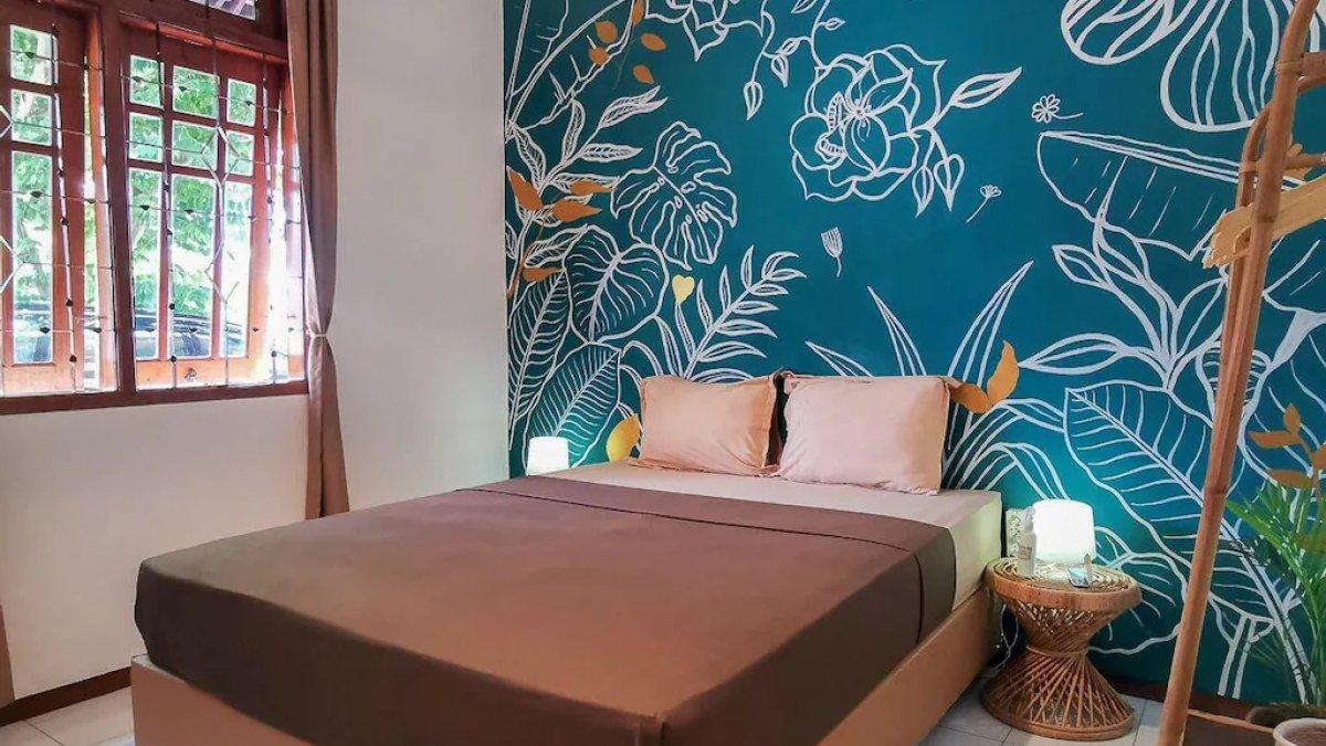 Ilustrasi salah satu tipe kamar yang ada di Snooze Hostel Ijen