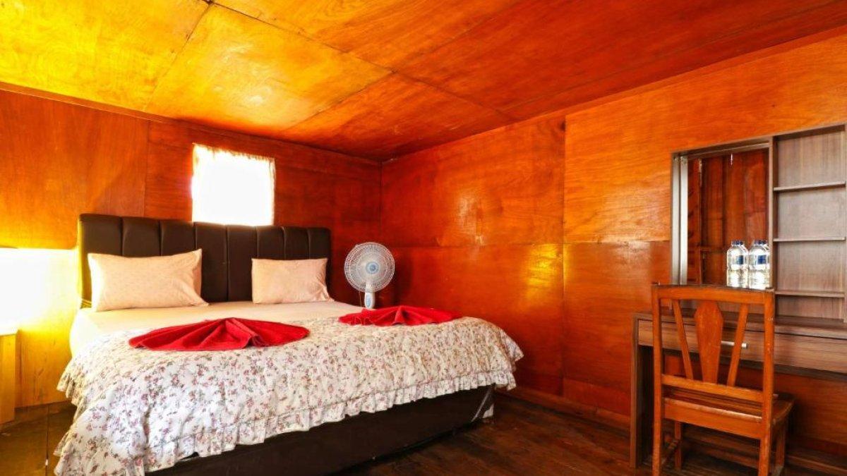 Ilustrasi salah satu tipe kamar yang ada di Tuk Tuk Timbul Bungalows