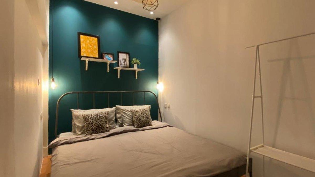Ilustrasi salah satu tipe kamar yang ada di Wonderloft Hostel Jogja
