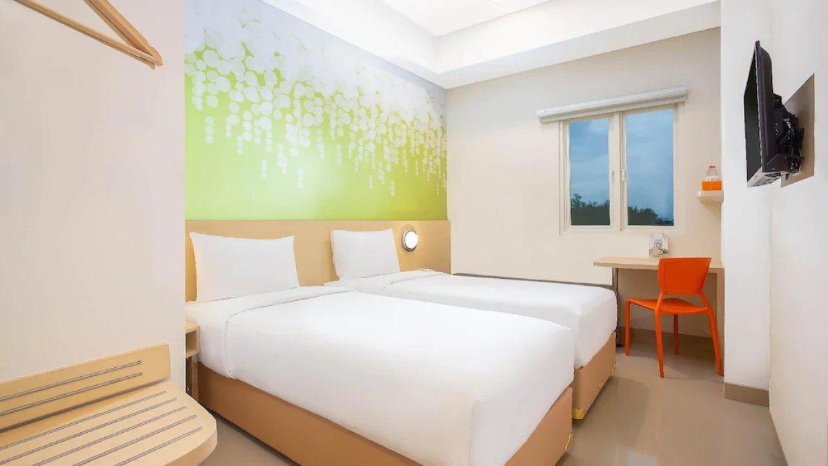 Ilustrasi salah satu tipe kamar yang ada di Zest Parang Raja Solo by Swiss-Belhotel International