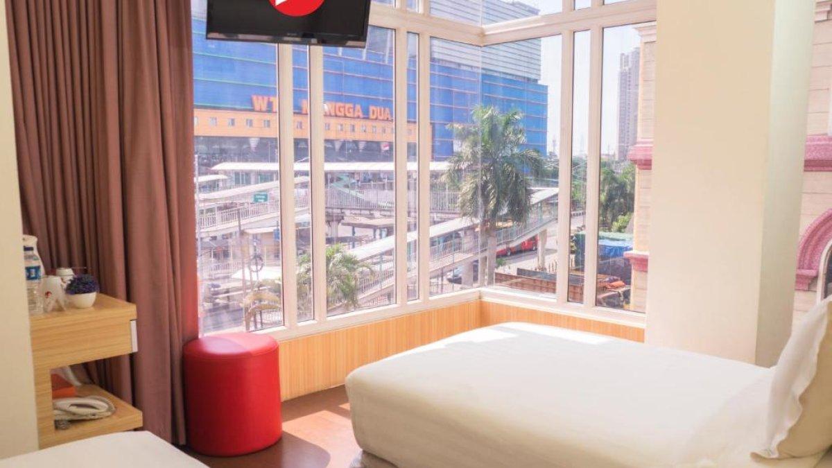 Ilustrasi salah satu tipe kamar yang ada di d'primahotel WTC Mangga Dua