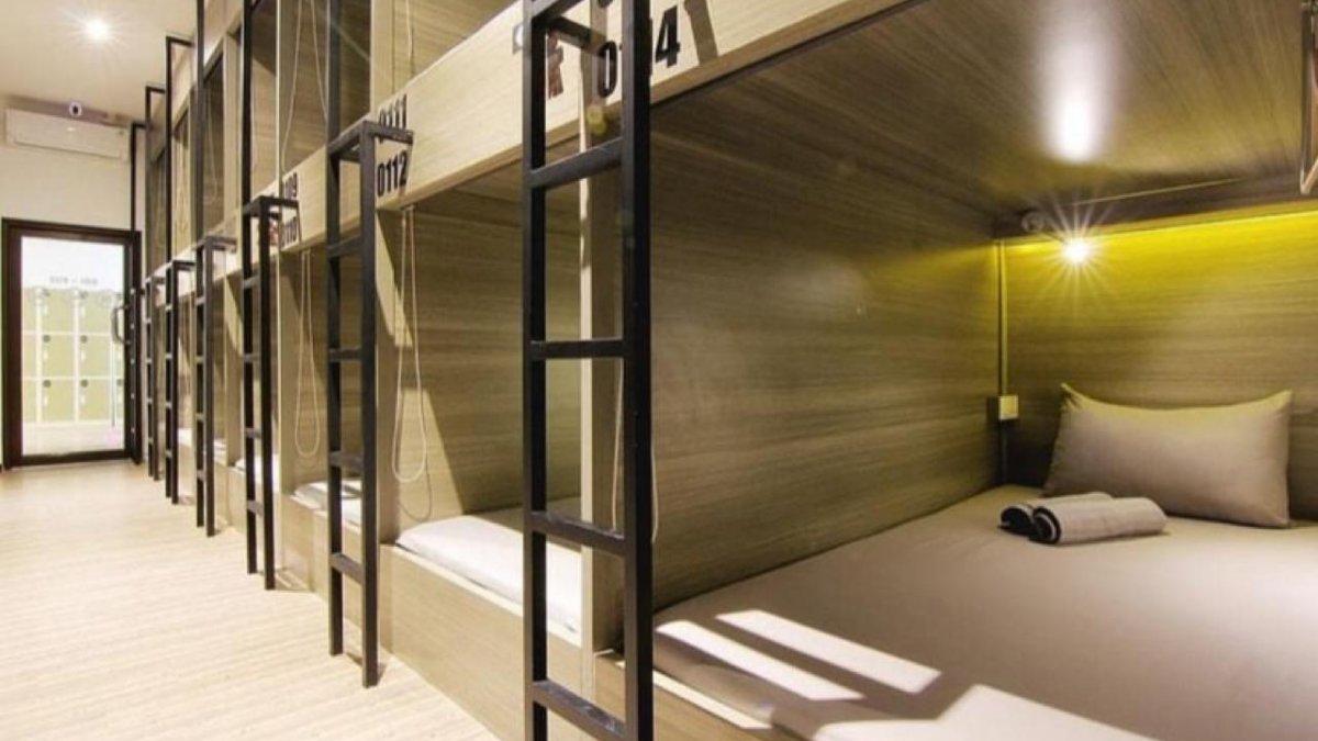 Ilustrasi tipe kamar dari MyPodRoom Capsule Hotel