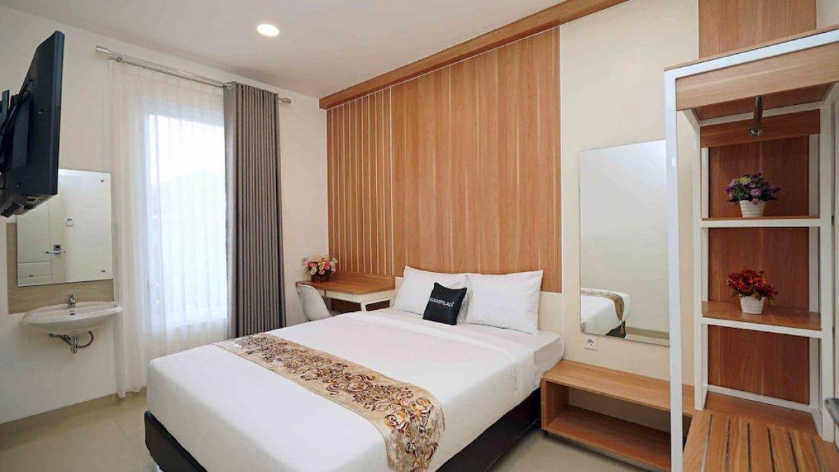 Ilustrasi tipe kamar yang ada di Ngampilan Residence Yogyakarta Mitra RedDoorz