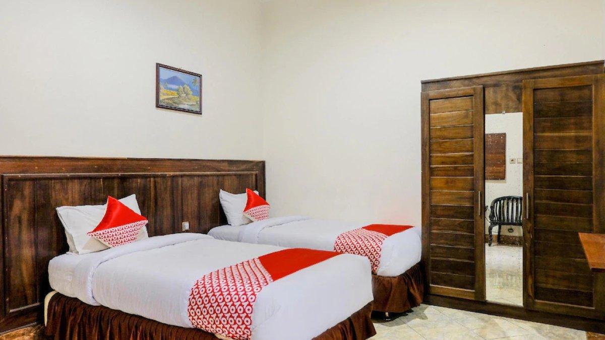 Ilustrasi tipe kamar yang ada di SUPER OYO 2643 Hotel Graha Prima