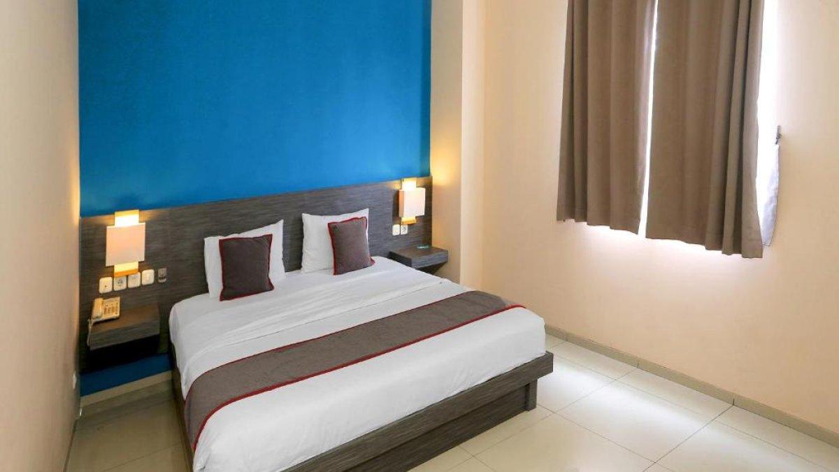 Ilustrasi tipe kamar yang ada di SUPER OYO Townhouse OAK Hotel Fiducia Pondok Gede
