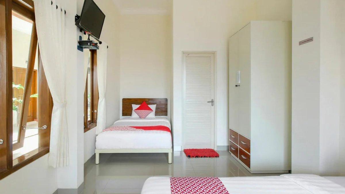 Ilustrasi tipe kamar yang ada di Super OYO 3314 Syariah House