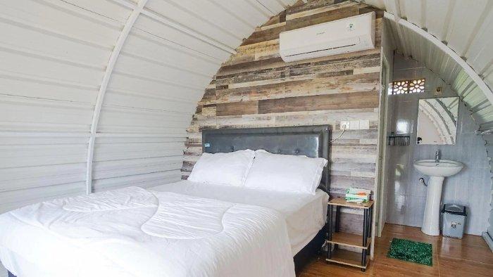 Ilustrasi kamar Rainbow Glamping, Tabanan, Bali