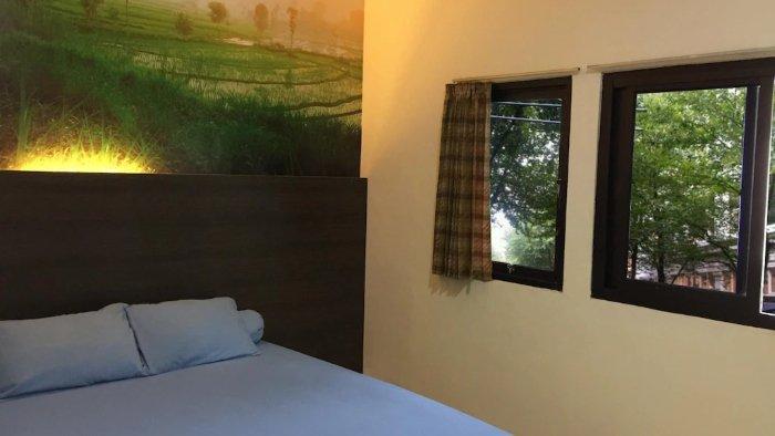 Ilustrasi kamar Wisma Sentosa, Makassar