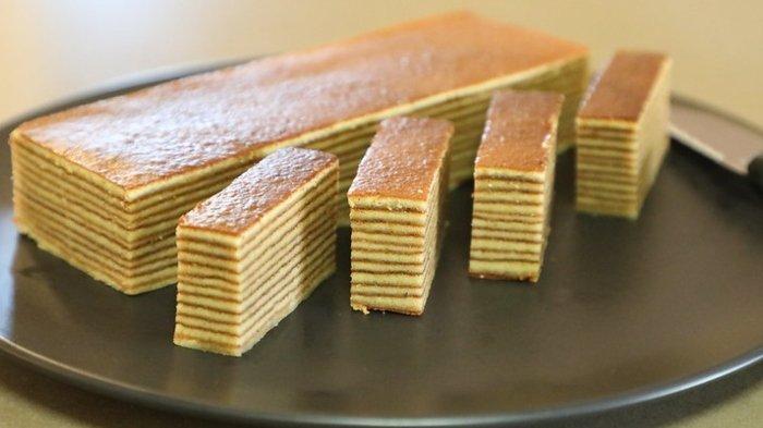 Ilustrasi kue lapis legit.