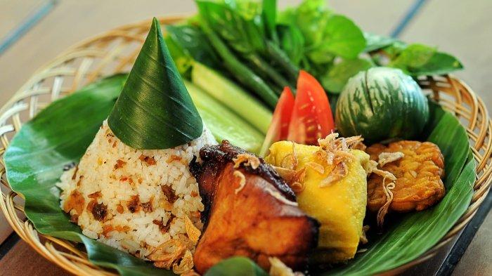 Ilustrasi makanan Sunda.
