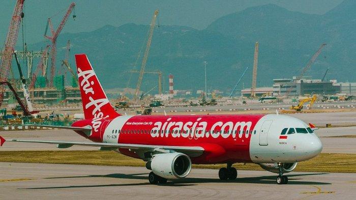 Ilustrasi maskapai AirAsia.