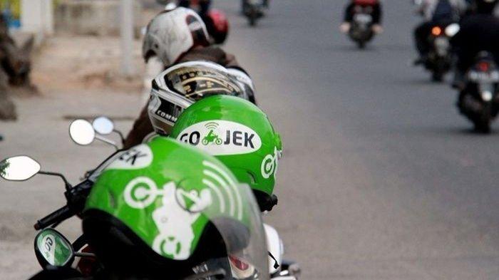 Ilustrasi ojek online.