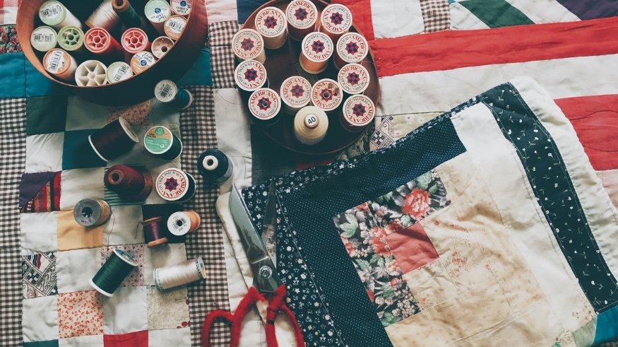 Ilustrasi patchwork.