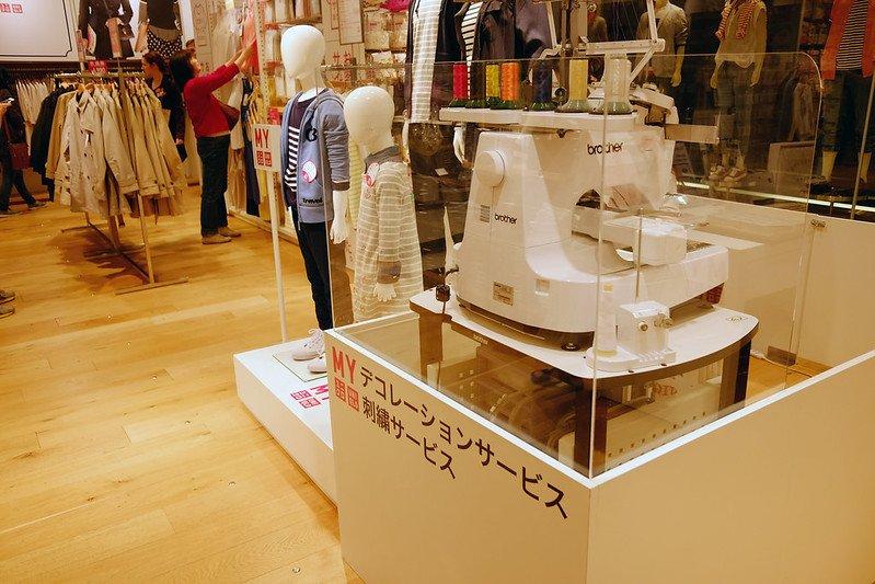 Ilustrasi pengunjung yang berbelanja di UNIQLO