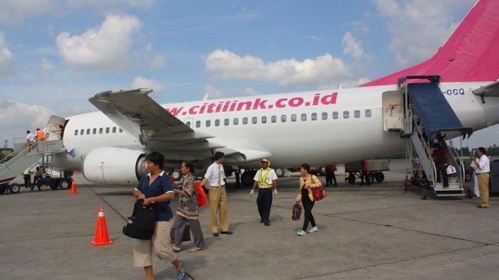 Ilustrasi pesawat Ciitlink rute Makassar-Jakarta