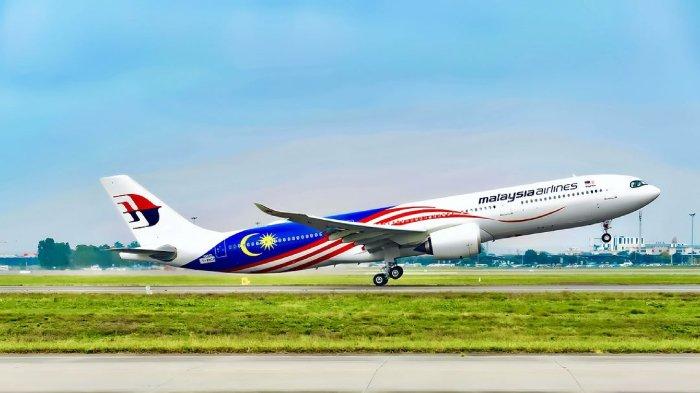Ilustrasi pesawat Malaysia Airlines