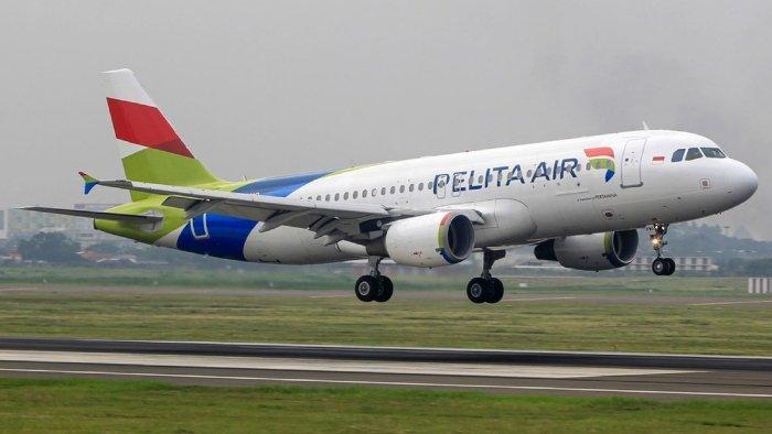 Ilustrasi pesawat Pelita Air dengan rute Jakarta-Aceh