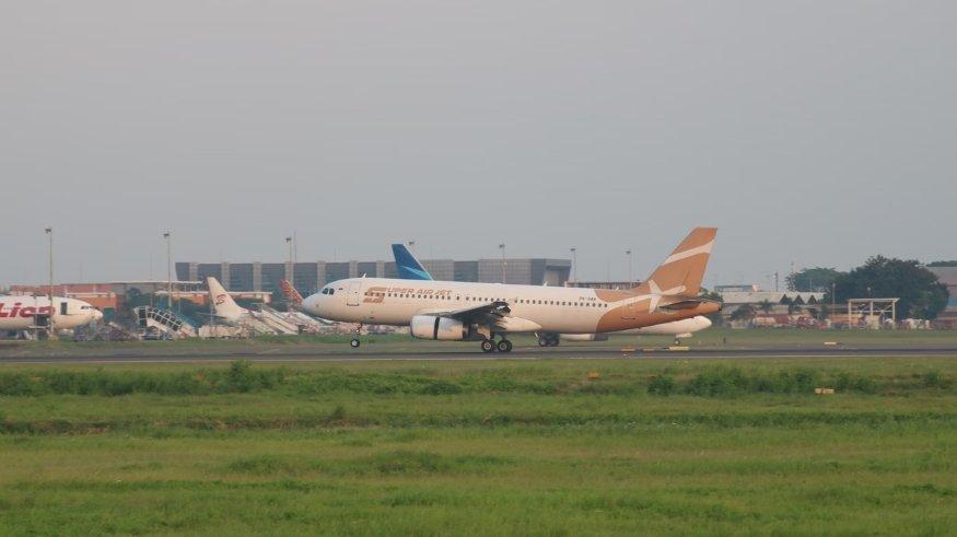 Ilustrasi pesawat Super Air Jet.