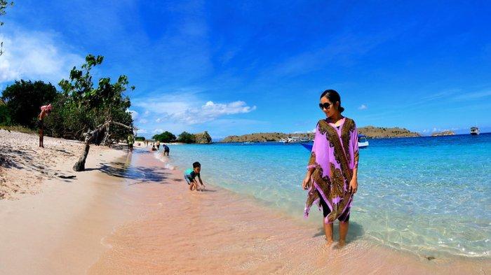 Ilustrasi satu tempat wisata di Labuan Bajo, Pantai Pink