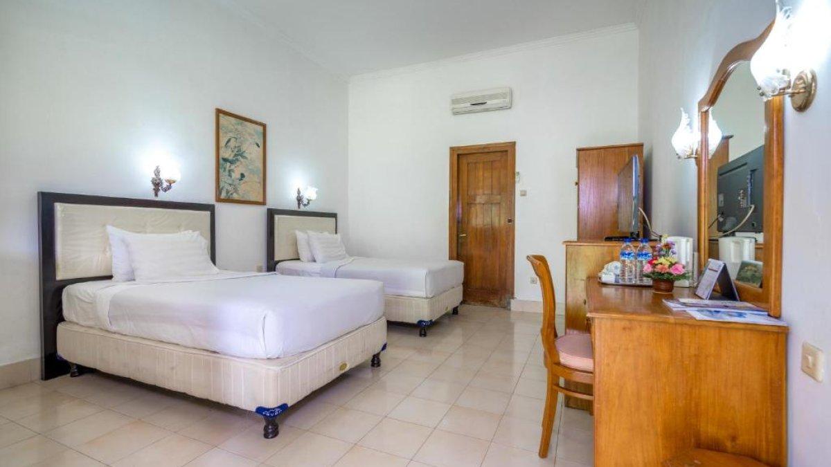 Ilustrasi tipe kamar yang ada di Inna Bali Heritage Hotel
