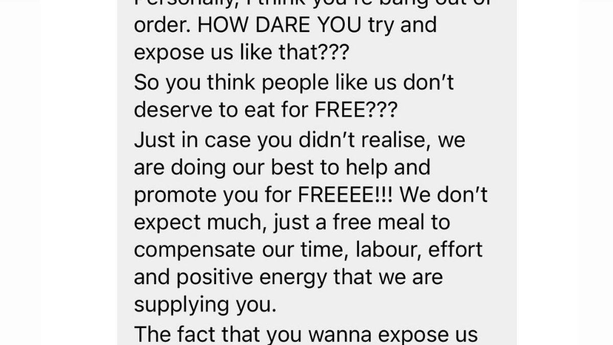 Isi DM dari selebgram yang menhujat restoran Lucky Ramen and Sushi