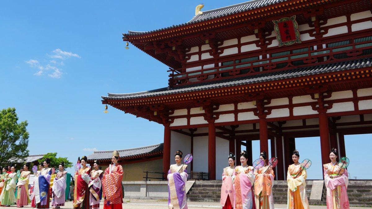Istana Heijo, satu tempat wisata terbaik di Nara Jepang.