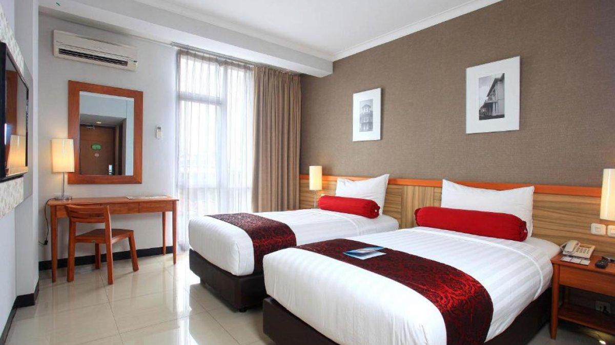 Ilustrasi tipe kamar yang ada di Ivory Hotel Bandung