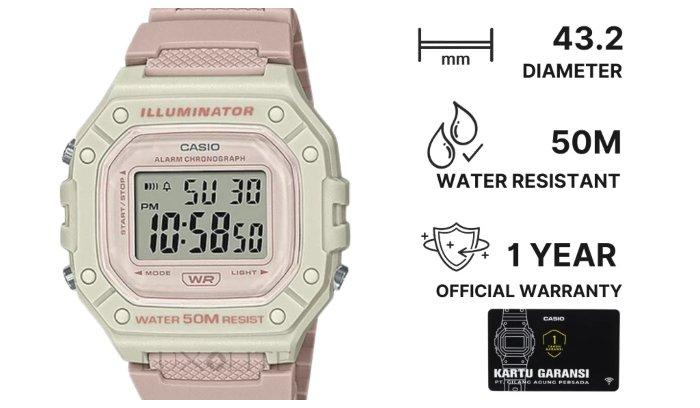Jam tangan terbaik untuk traveling, produk dari Luxolite Casio