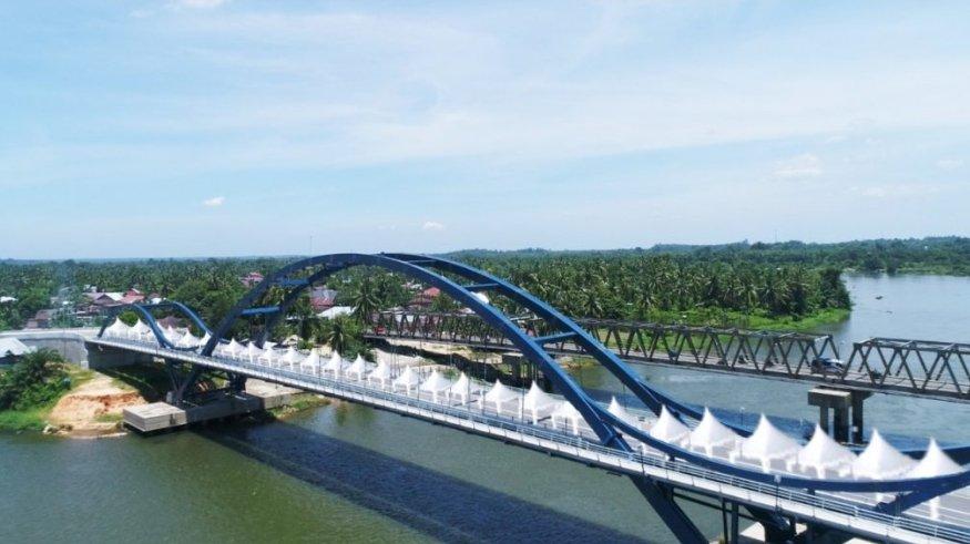 Jembatan Water Front City Bangkinang.