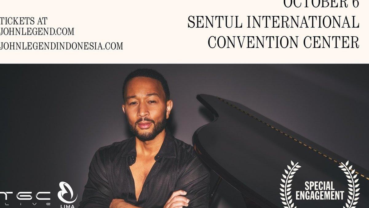 John Legend akan gelar konser di Indonesia.