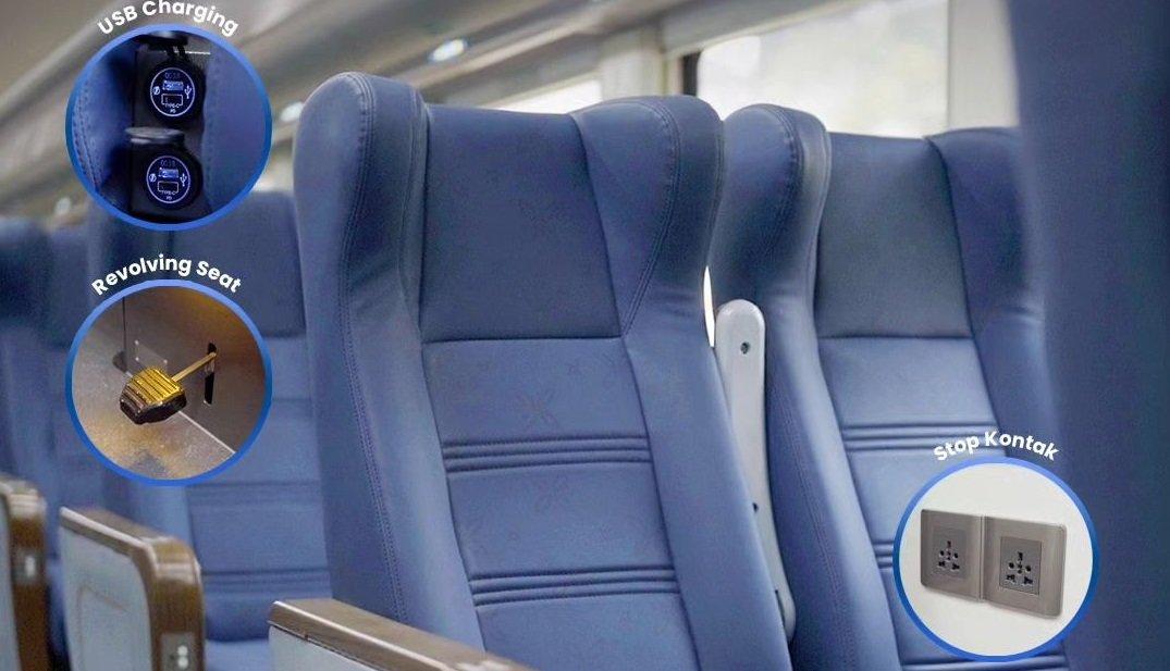 Penampakan kereta api Argo Dwipangga eksekutif dan luxury New Generation