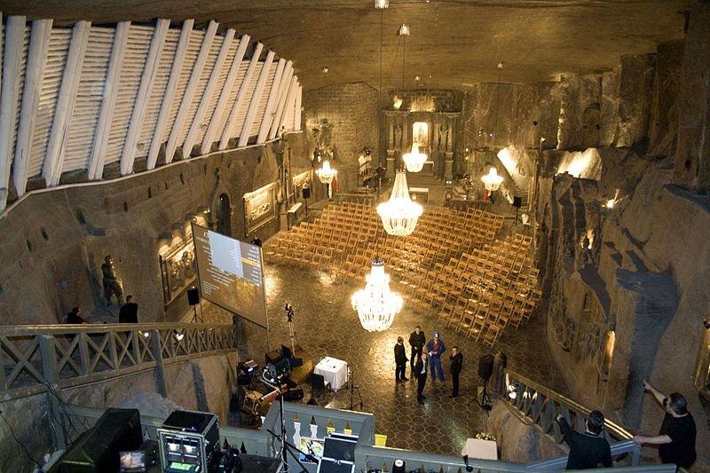 Kamar Saint Kinga di Tambang Garam Wieliczka, Polandia