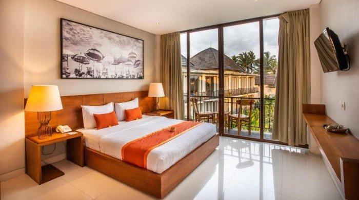 Kamar penginapan di Bakung Ubud Resort & Villa Bali.