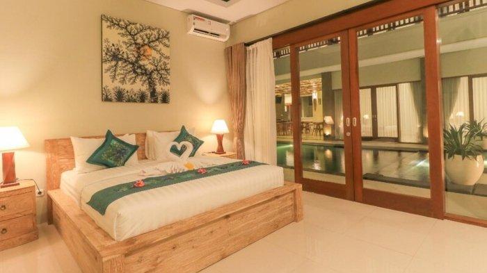 Kamar penginapan di Linda Villa 2 Sanur, Bali.