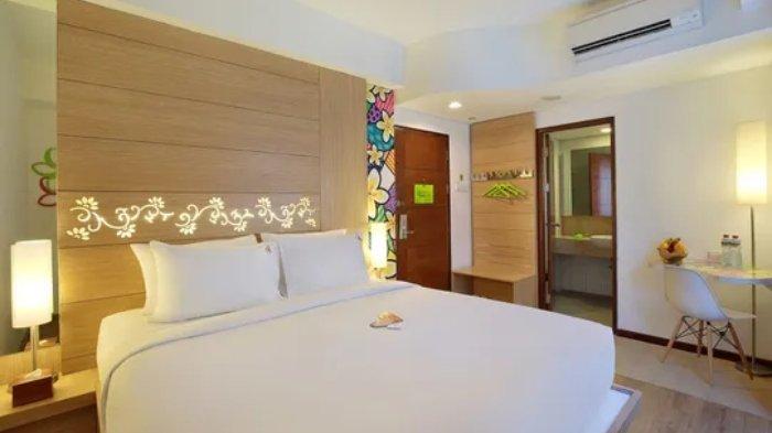 Kamar penginapan di Nikhila Seminyak Bali.