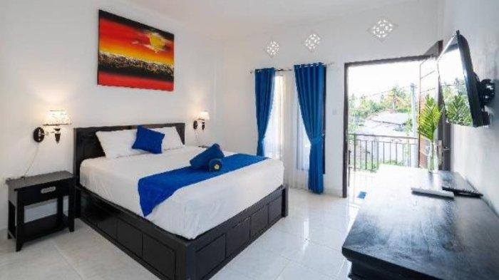 Kamar penginapan di Nusa Sentana Lembongan Bali.