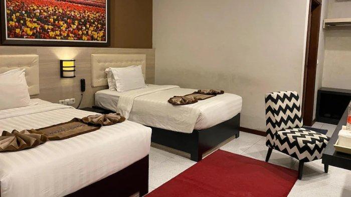Kamar penginapan di Omah Londo Hotel and Resort Malang, Jawa Timur.