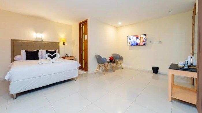 Kamar penginapan di Payu Hotel Jogja.