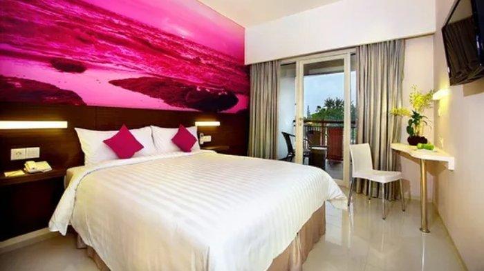 Kamar penginapan di Primera Hotel Seminyak.