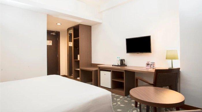 Kamar penginapan di Swiss-Belinn Kemayoran, Jakarta Pusat.