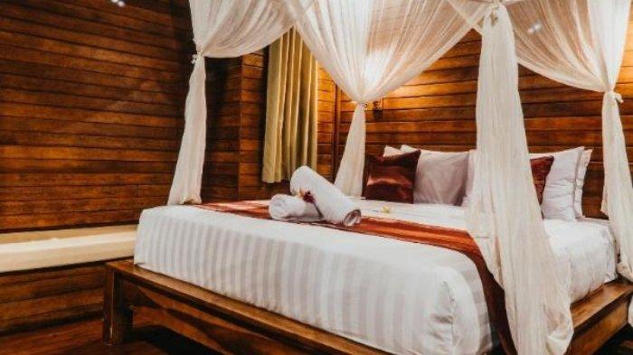 Kamar penginapan di Taman Tirta Villas Lembongan.