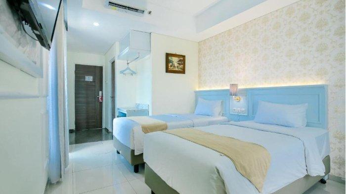 Kamar penginapan di The Cube Malioboro Hotel Jogja.